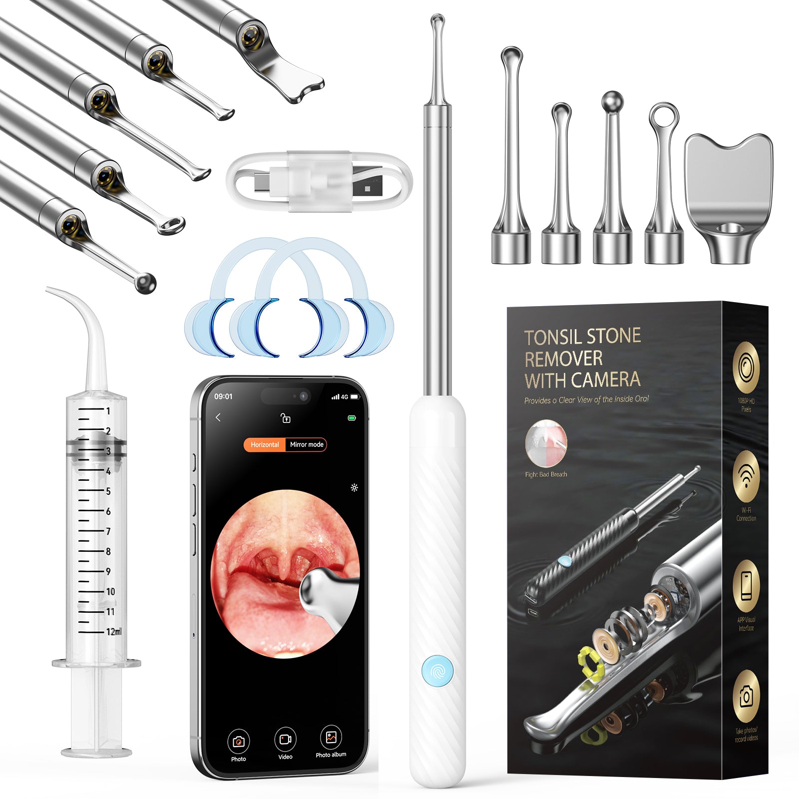 PICLEEN R5 Visual Oral Tonsil Cleaner