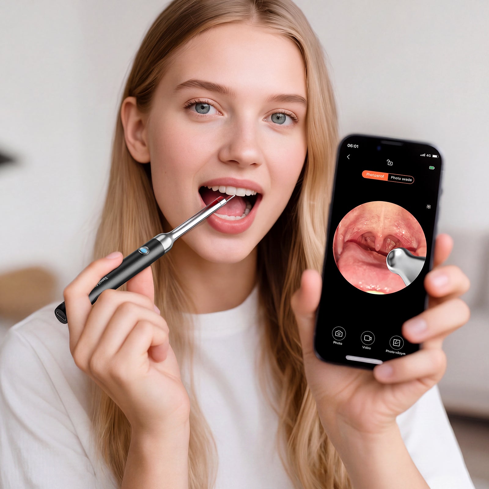 PICLEEN R1 Visual Oral Tonsil Cleaner