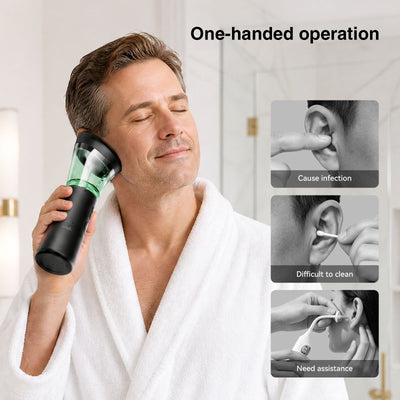 PICLEEN E91 Electric Ear Wax Removal Kit | Smart 2-in-1 Ear Washer