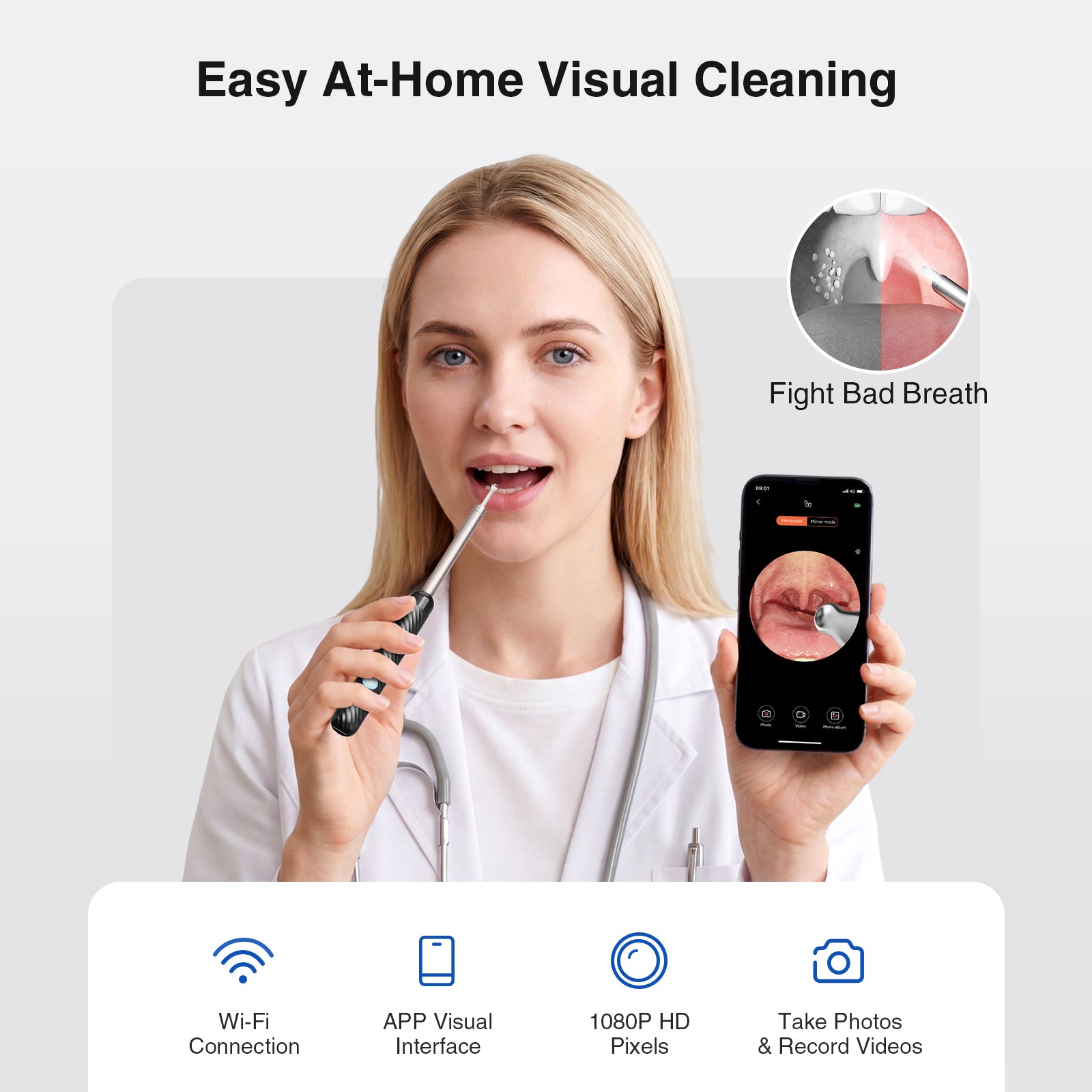 PICLEEN R5 Visual Oral Tonsil Cleaner